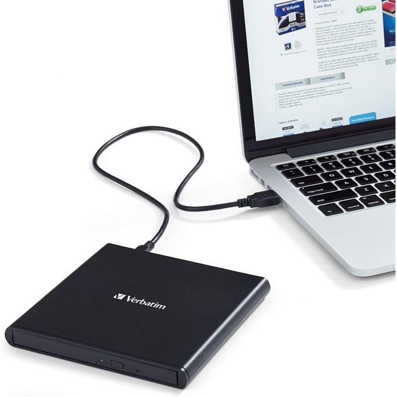 Gravador Externo de CD / DVD Verbatim 53504