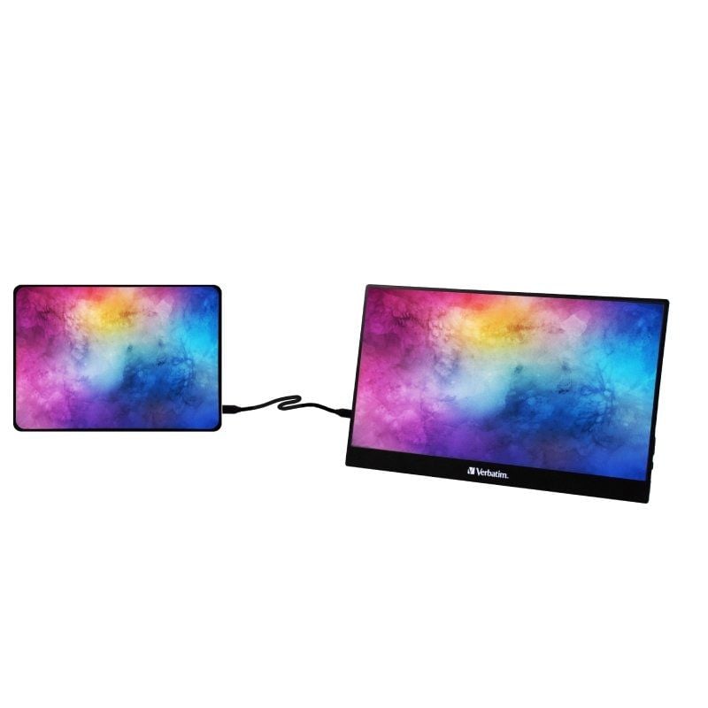 Monitor Portátil Verbatim Pm-14 14" / Full HD / Multimédia / Preto