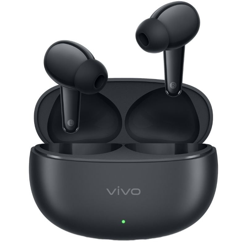 Auscultadores Bluetooth Vivo Buds Pro com Estojo de Carregamento / Autonomia de 13 Horas / Pretos