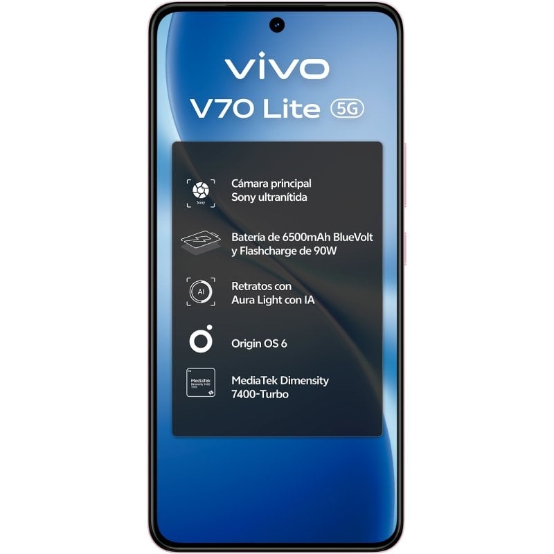 Smartphone Vivo V70 Lite 6 GB / 256 GB / 6,77" / 5G / Azul