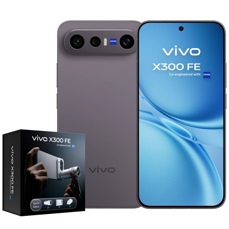 Smartphone Vivo X300 FE 12 GB / 512 GB / 6,31" / 5G / Preto / Inclui Extensor de Teleobjetiva