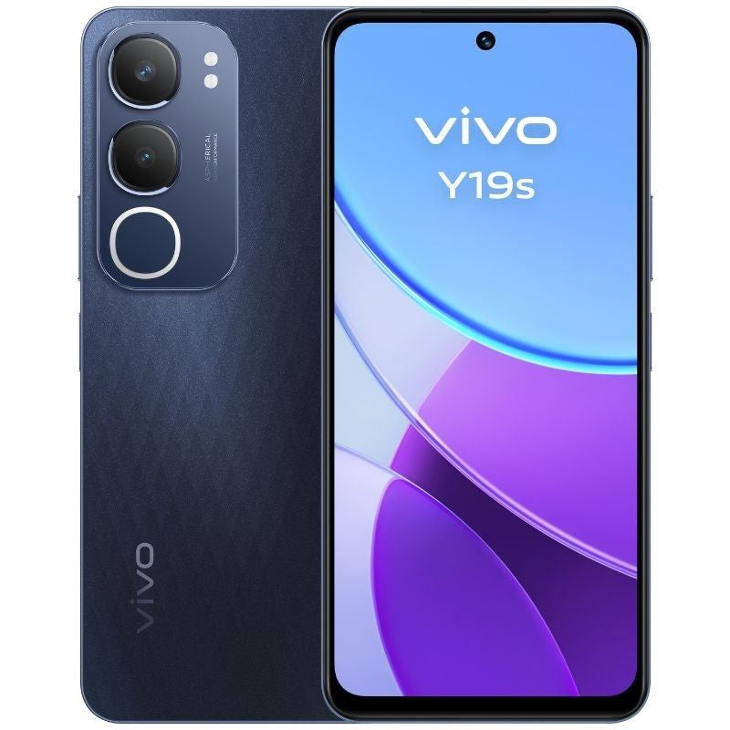 Smartphone Vivo Y19s 8GB / 256GB / 6.68" / Preto Obsidiana