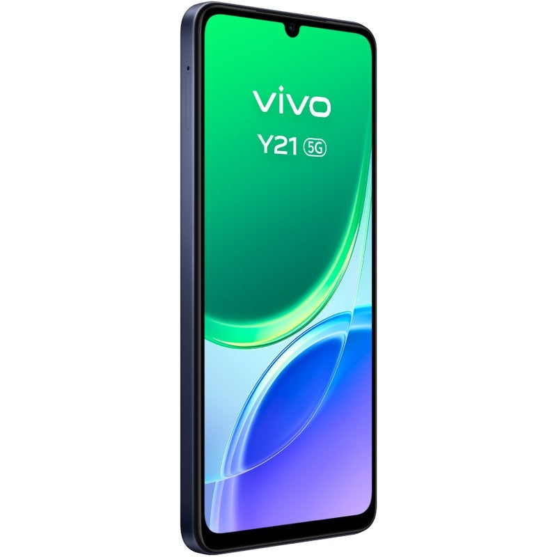 Smartphone Vivo Y21 4 GB / 256 GB / 6,74" / 5G / Preto / Inclui Carregador + Auscultadores