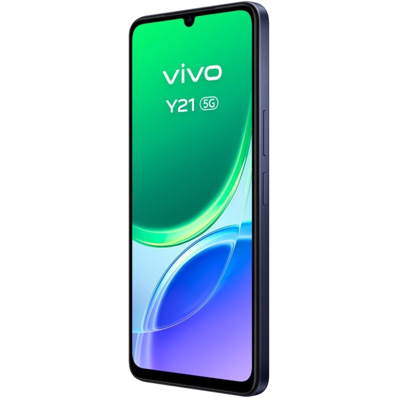 Smartphone Vivo Y21 4 GB / 256 GB / 6,74" / 5G / Preto / Inclui Carregador + Auscultadores