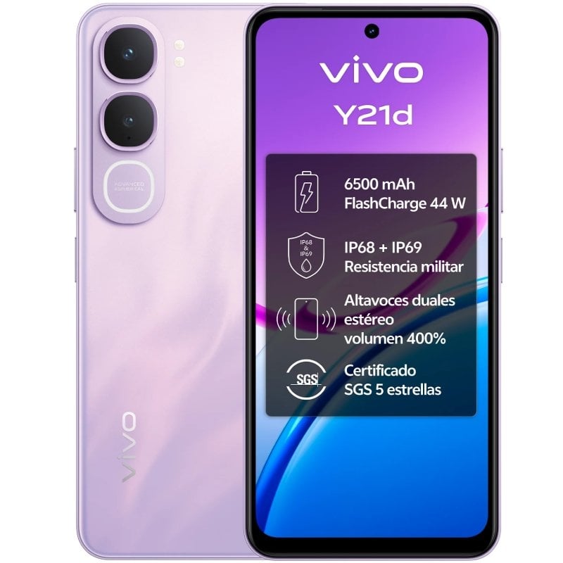 Smartphone Vivo Y21d 4 GB / 128 GB / 6,68" / Roxo