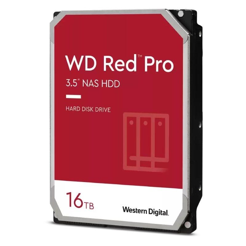 Unidade de Disco Rígido Western Digital WD Red Pro NAS 16TB / 3,5" / SATA III / 512MB