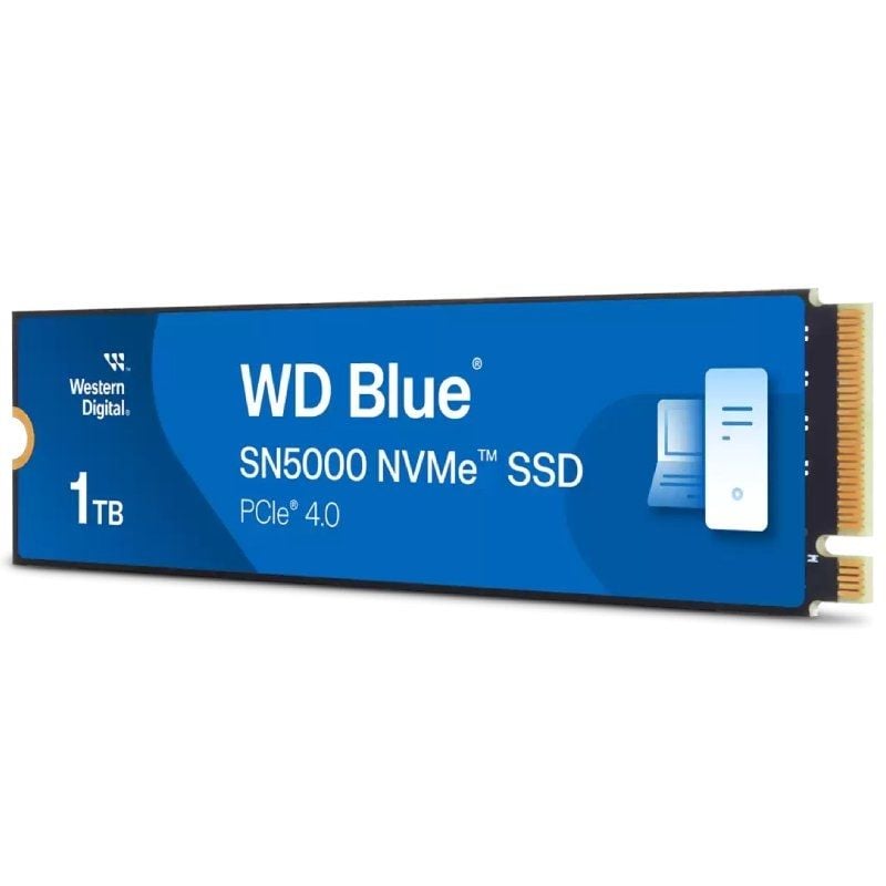 SSD Western Digital WD Blue SN5000 1TB / M.2 2280 PCIe Gen4 / Capacidade Total