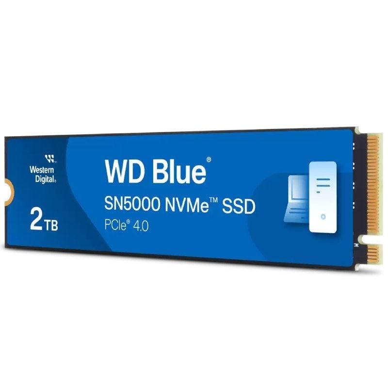 SSD Western Digital WD Blue SN5000 2TB / M.2 2280 PCIe Gen4 / Capacidade Total