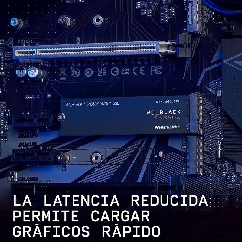 Disco SSD Sandisk WD Black SN850X 4 TB / M.2 2280 PCIe 4.0 / Capacidade Total