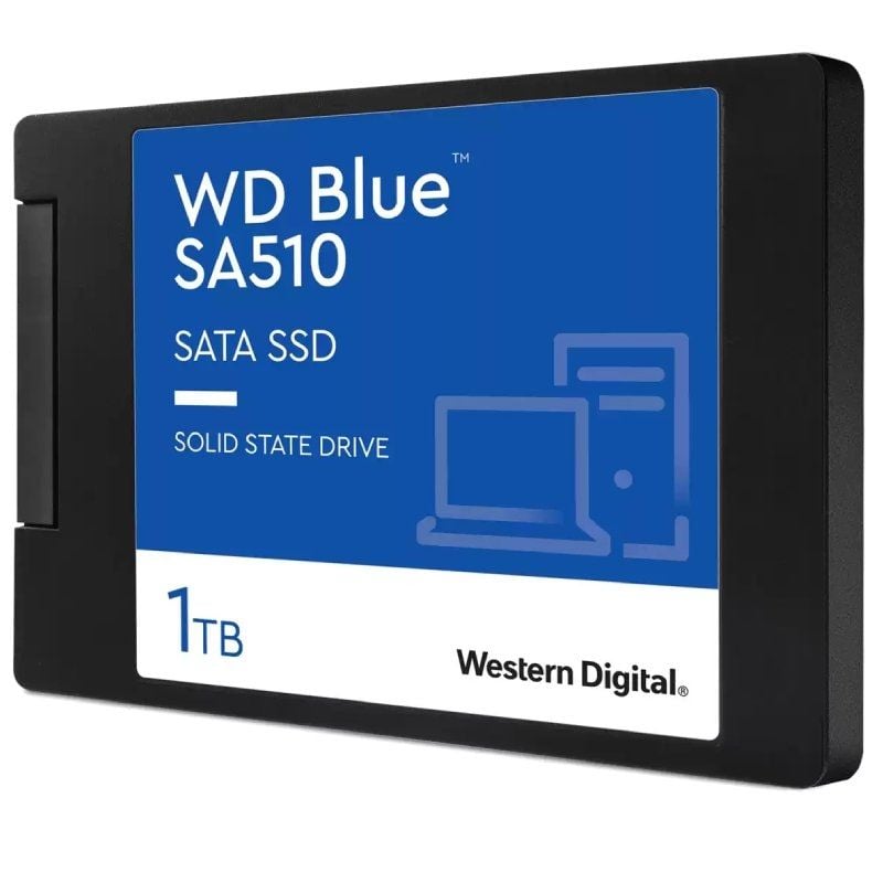 Western Digital WD Blue SA510 1TB SSD / SATA III / Capacidade Total
