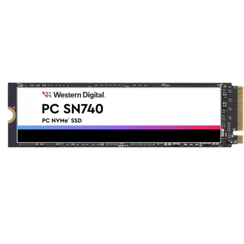 SSD Western Digital PC SN740 de 512 GB / M.2 2280 PCIe Gen4 / Capacidade Total