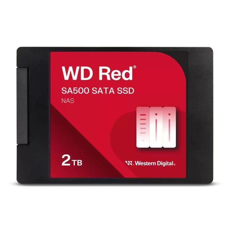 Western Digital WD Red SA500 NAS 2TB SSD / SATA III / Capacidade Total
