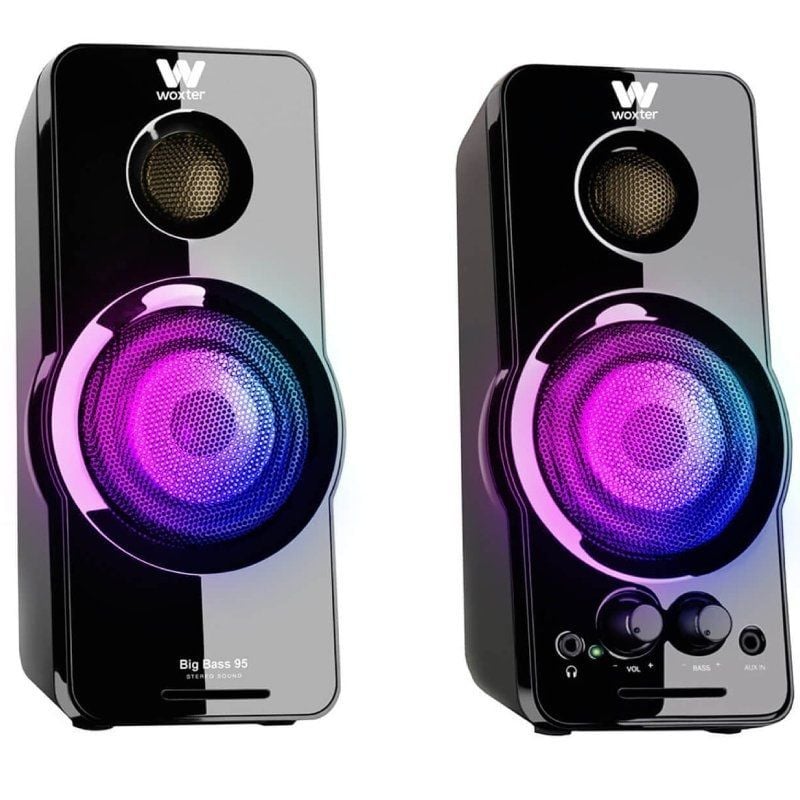 Colunas Woxter Big Bass 95 RGB / 20W / 2.0