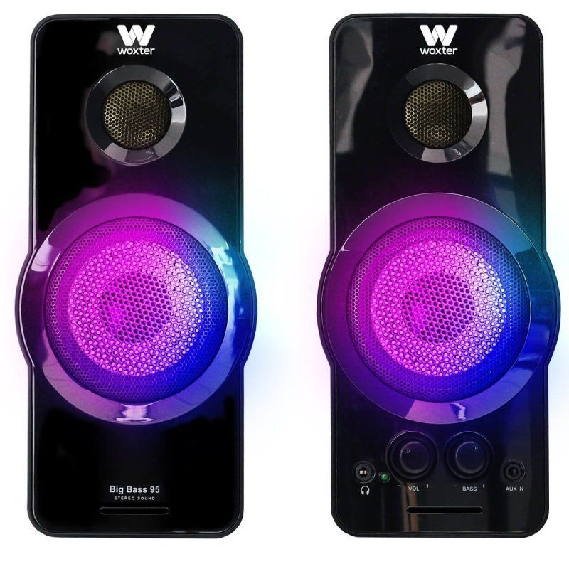 Colunas Woxter Big Bass 95 RGB / 20W / 2.0