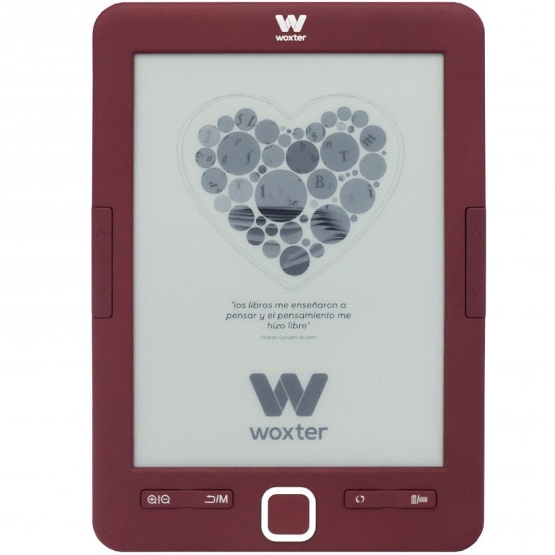 E-book Woxter Scriba 195 / 6" / Tinta Eletrónica / Vermelho