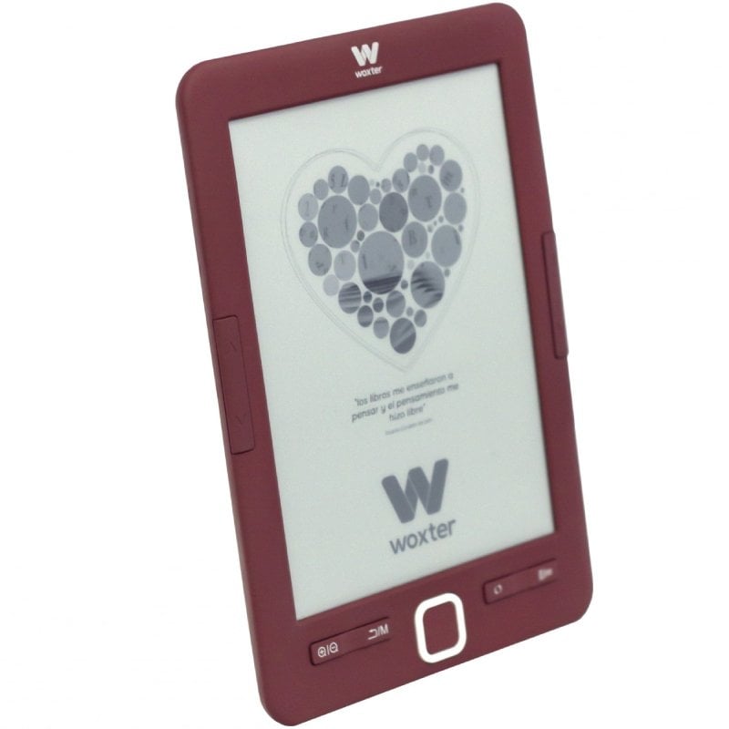 E-book Woxter Scriba 195 / 6" / Tinta Eletrónica / Vermelho