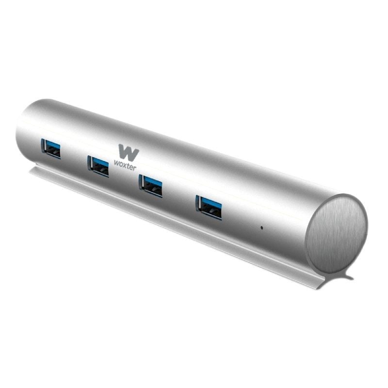 Hub USB 3.0 com Fonte de Alimentação Externa Woxter HUB 73 Pe26-142 / 7xusb / Cinzento