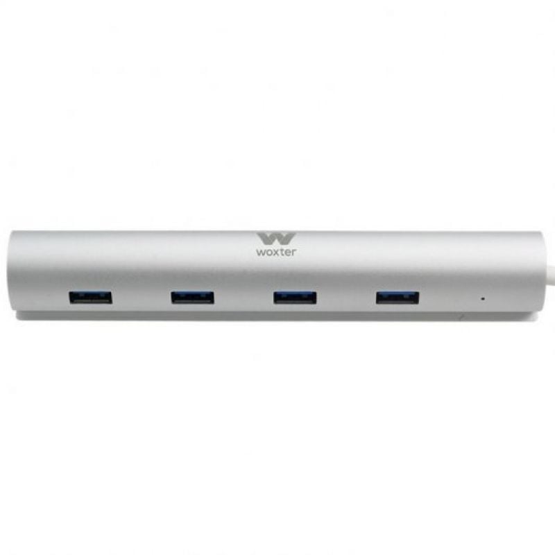 Hub USB 3.0 com Fonte de Alimentação Externa Woxter HUB 73 Pe26-142 / 7xusb / Cinzento