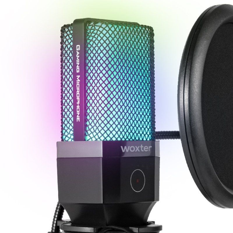 Microfone Woxter Mic Studio 65 RGB / USB 2.0
