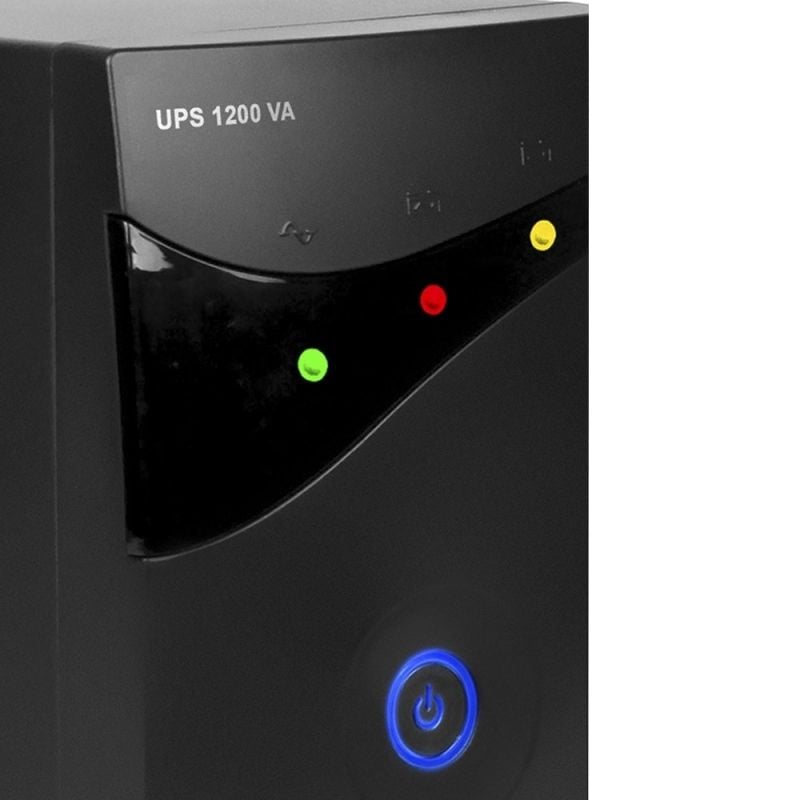 UPS Woxter Line Interactive UPS 1200 VA / 1200va-720w / 3 Tomadas / Formato Torre
