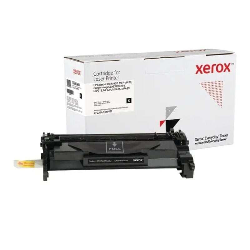 Toner Compatível Xerox 006R03638 Compatível com HP CF226A / Crg-052 / 3100 Páginas / Preto