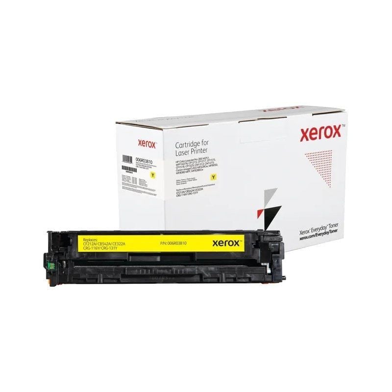 Toner Compatível Xerox 006R03810 Compatível com HP CF212A / CB542A / CE322A / Crg-116y / Crg-131y /…