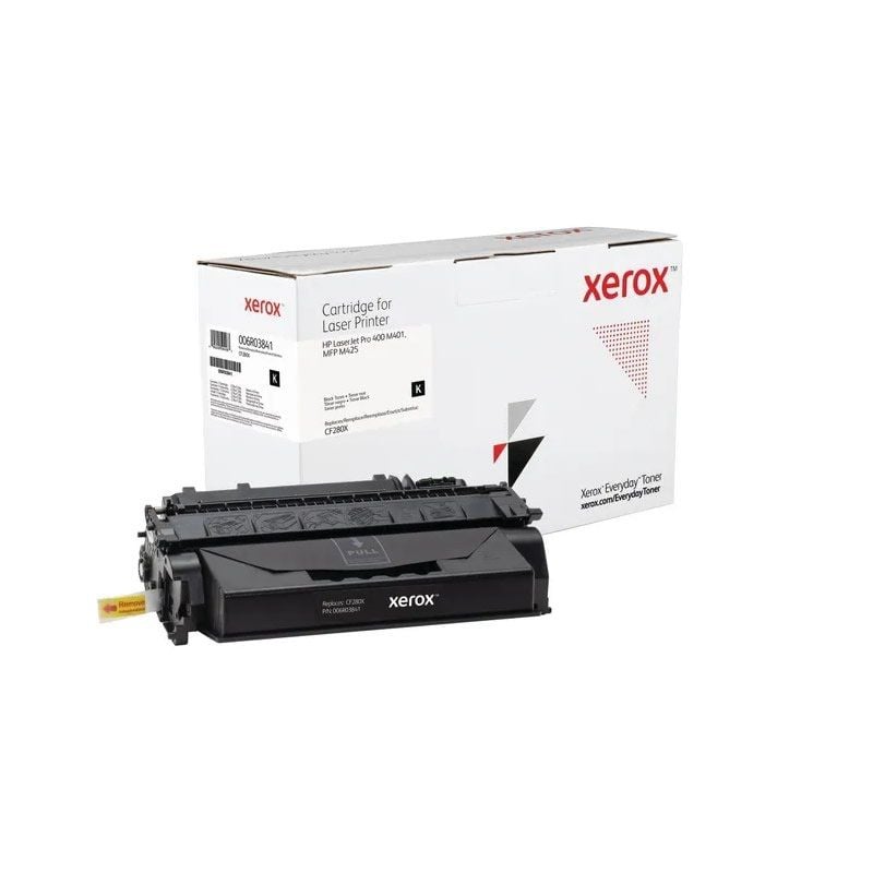 Toner Compatível Xerox 006R03841 Compatível com HP CF280X / 6900 Páginas / Preto