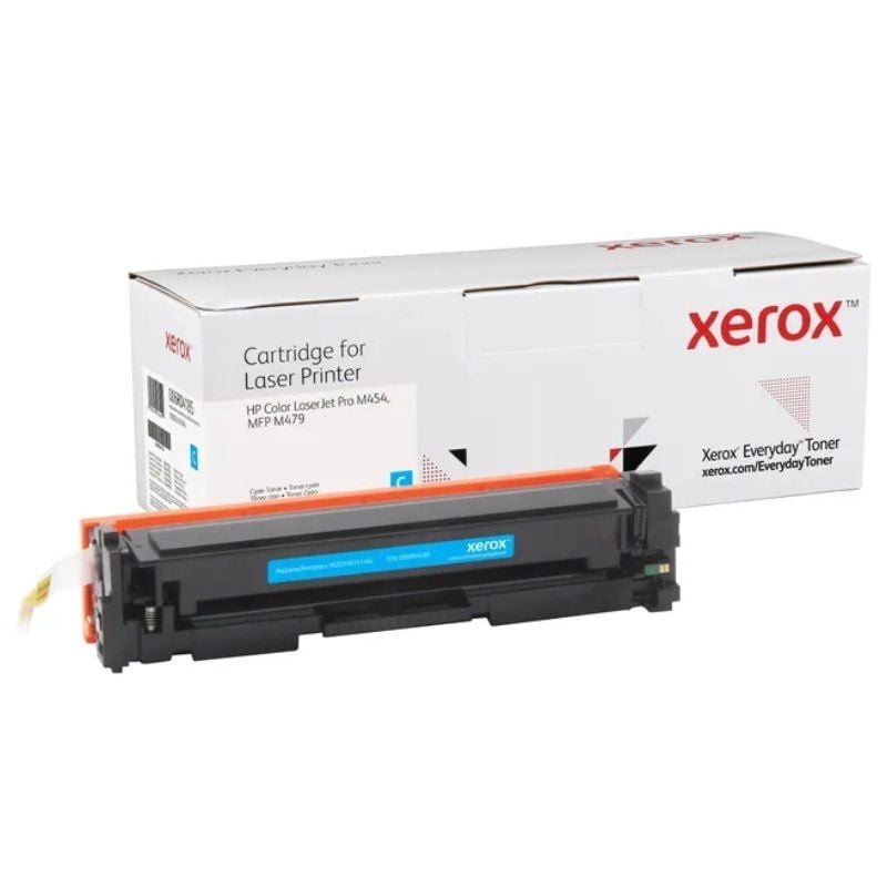 Toner Compatível Xerox 006R04185 Compatível com HP W2031A / 2100 Páginas / Ciano