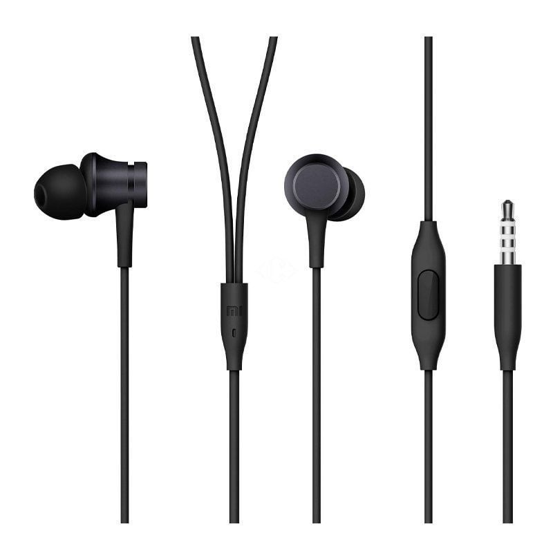 Xiaomi Mi In Ear Basic Auscultadores Intra-auriculares / com Microfone / Jack 3.5 / Preto