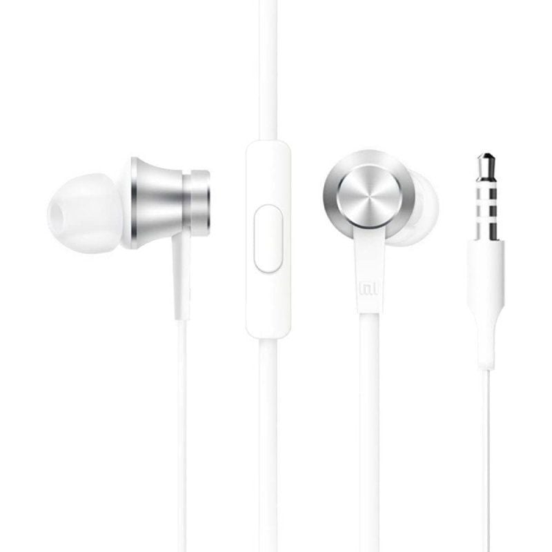 Xiaomi Mi In Ear Basic Auscultadores Intra-auriculares / com Microfone / Jack 3.5 / Prateado