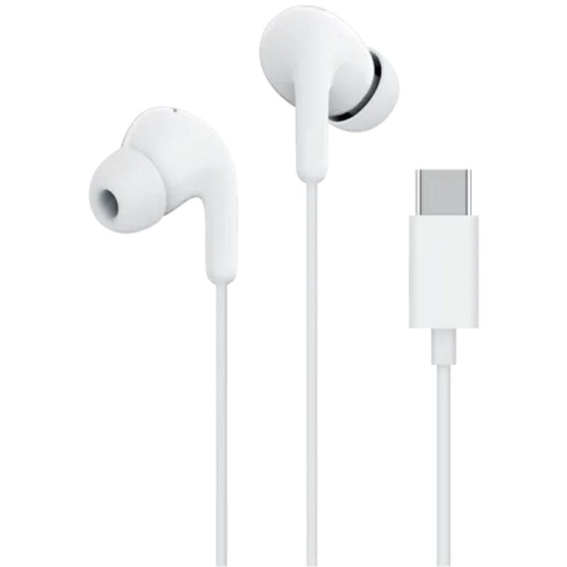 Auscultadores Intra-auriculares Xiaomi Earphones C-type / com Microfone / USB Type-c / Branco