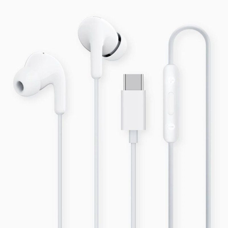 Auscultadores Intra-auriculares Xiaomi Earphones C-type / com Microfone / USB Type-c / Branco