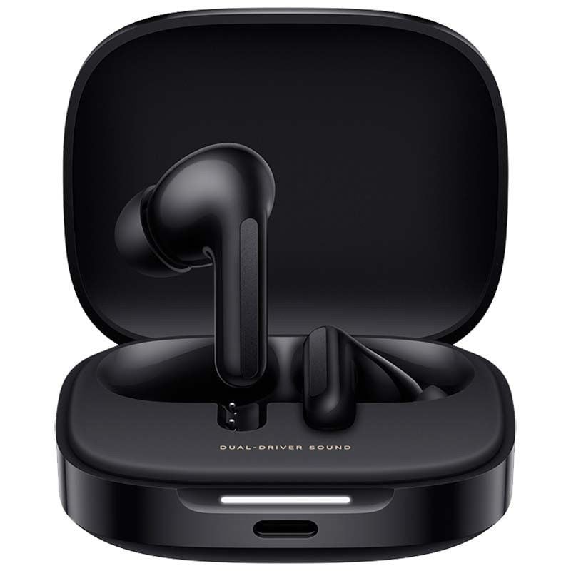 Auscultadores Bluetooth Xiaomi Redmi Buds 6 com Estojo de Carregamento / Autonomia 10h / Preto