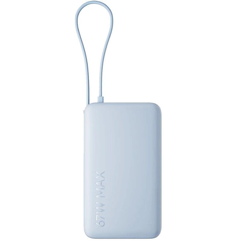 Powerbank Xiaomi de 10 000 Mah com Cabo Integrado de 67 W / 67 W / Azul / Inclui Cabo USB Tipo C