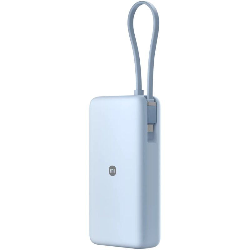 Powerbank Xiaomi de 20 000 Mah com Cabo Integrado / 67 W / Azul / Inclui Cabo USB Tipo C