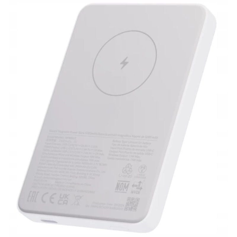 Powerbank 5000mah Xiaomi Magnetic Power Bank 5000 / 18.5w / Branco