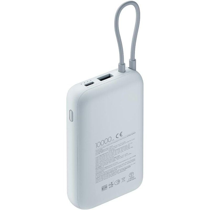 Powerbank 10000mah Xiaomi Power Bank Cabo Integrado / 22,5w / Azul
