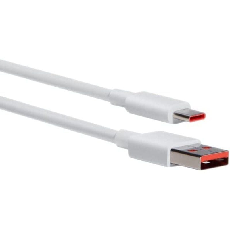 Cabo USB Xiaomi 6A Tipo a para Tipo C / Macho USB - Macho USB Tipo C / 1m / Branco