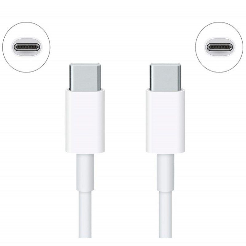 Cabo USB 2.0 Tipo C Xiaomi SJV4108GL / USB Tipo C Macho - USB Tipo C Macho / 1,5 M / Branco