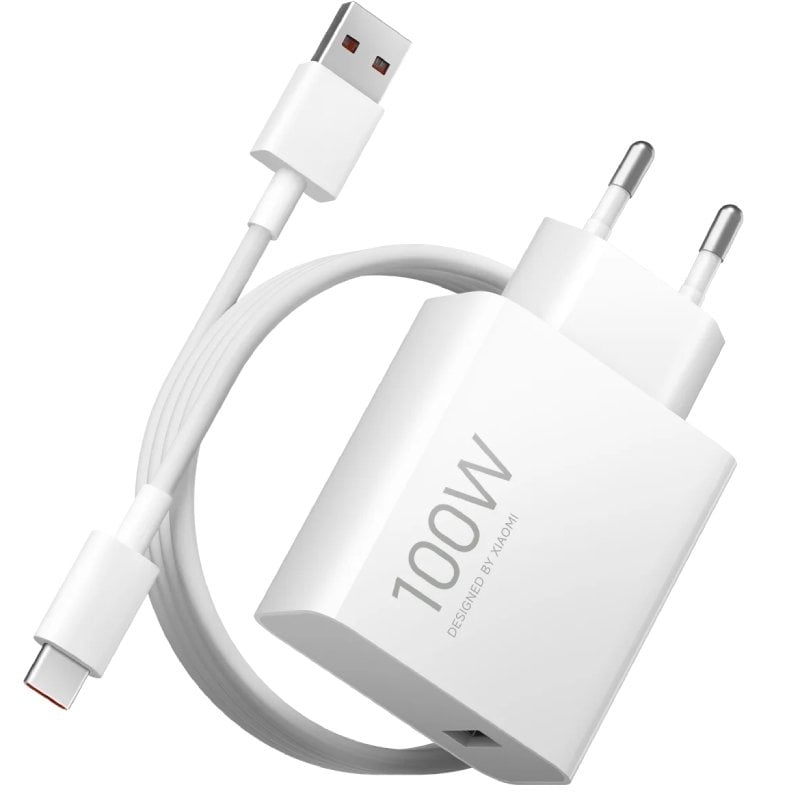 Carregador de Parede Xiaomi 100 W Charging Combo (tipo A) / 1xusb + Cabo USB Tipo C / 100 W