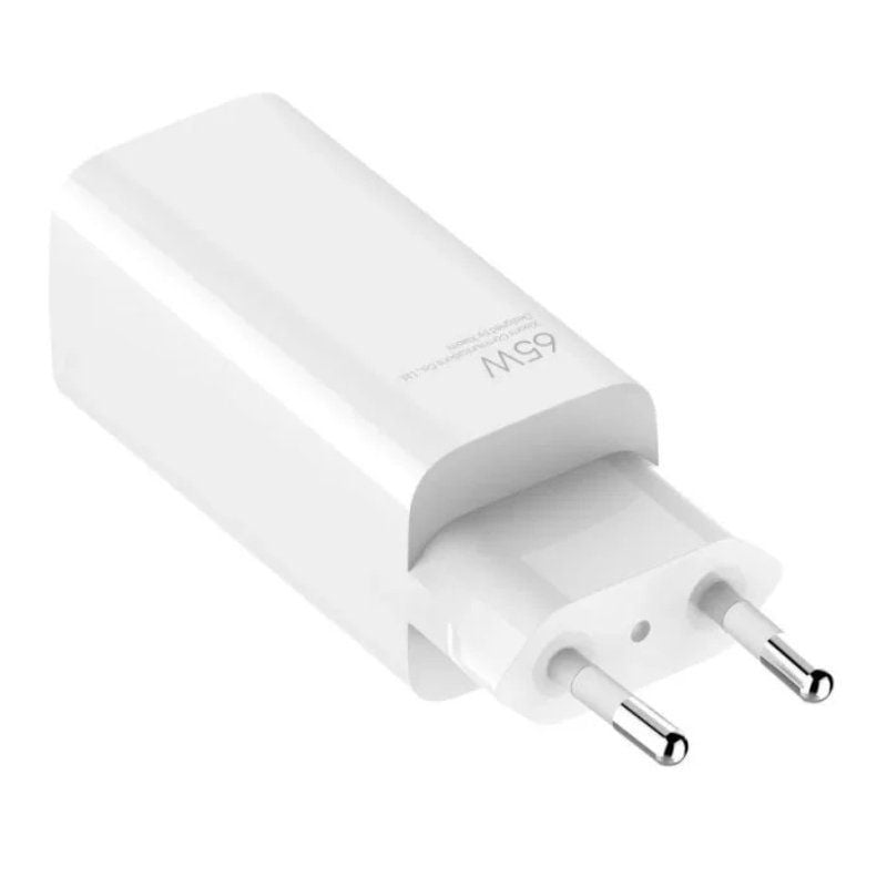 Carregador de Parede Gan Xiaomi Mi 65W Carregador Rápido 1xusb Type-c / 1xusb a / 65W