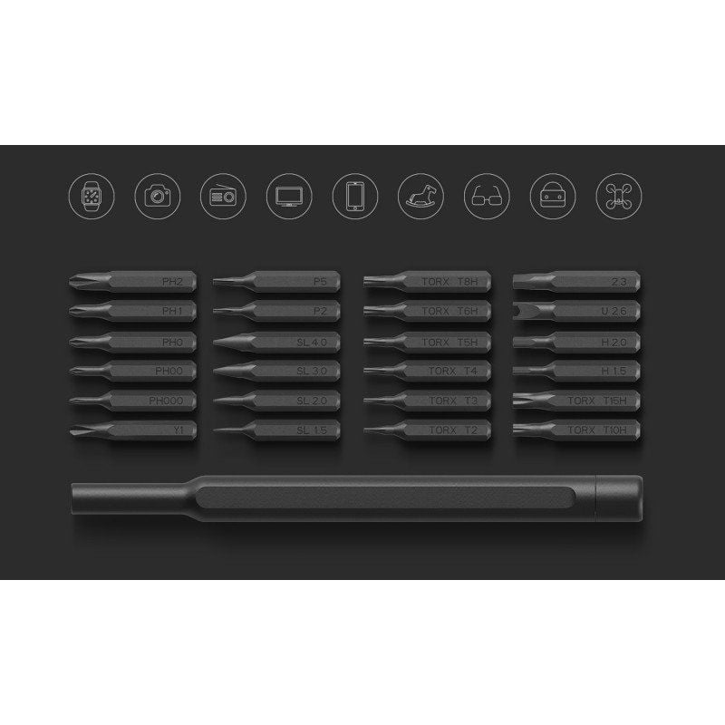Kit de Chaves de Fendas de Precisão Xiaomi / 24 Pontas de Precisão