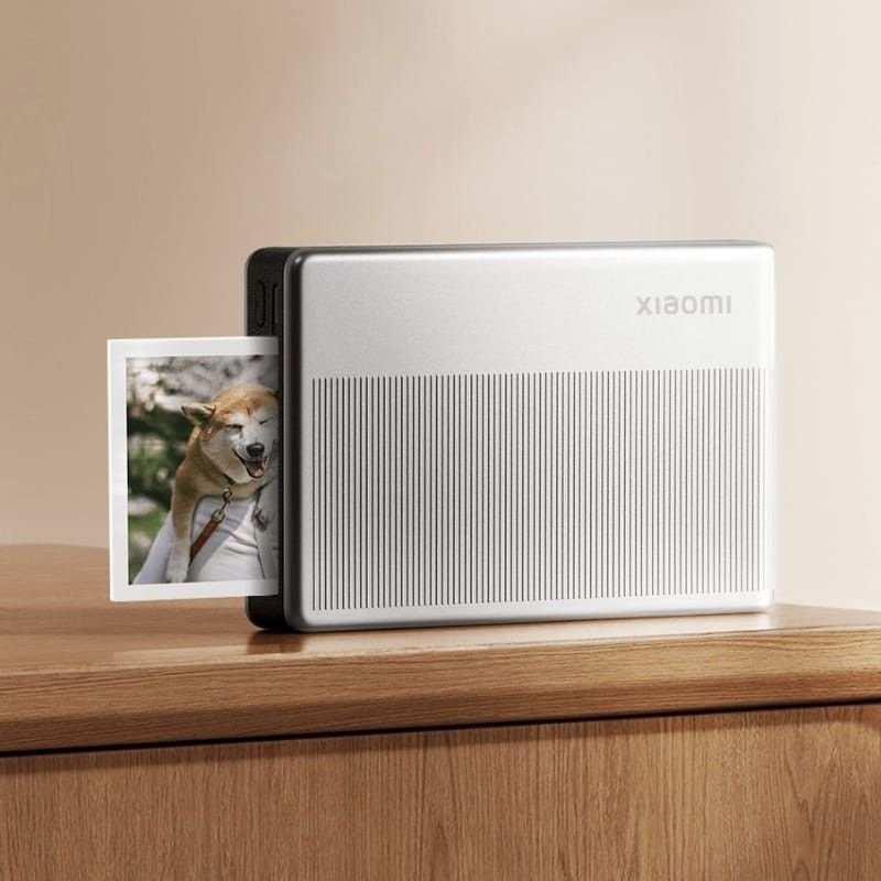 Impressora Fotográfica Portátil Xiaomi Photo Printer 1S / Bluetooth / Prata