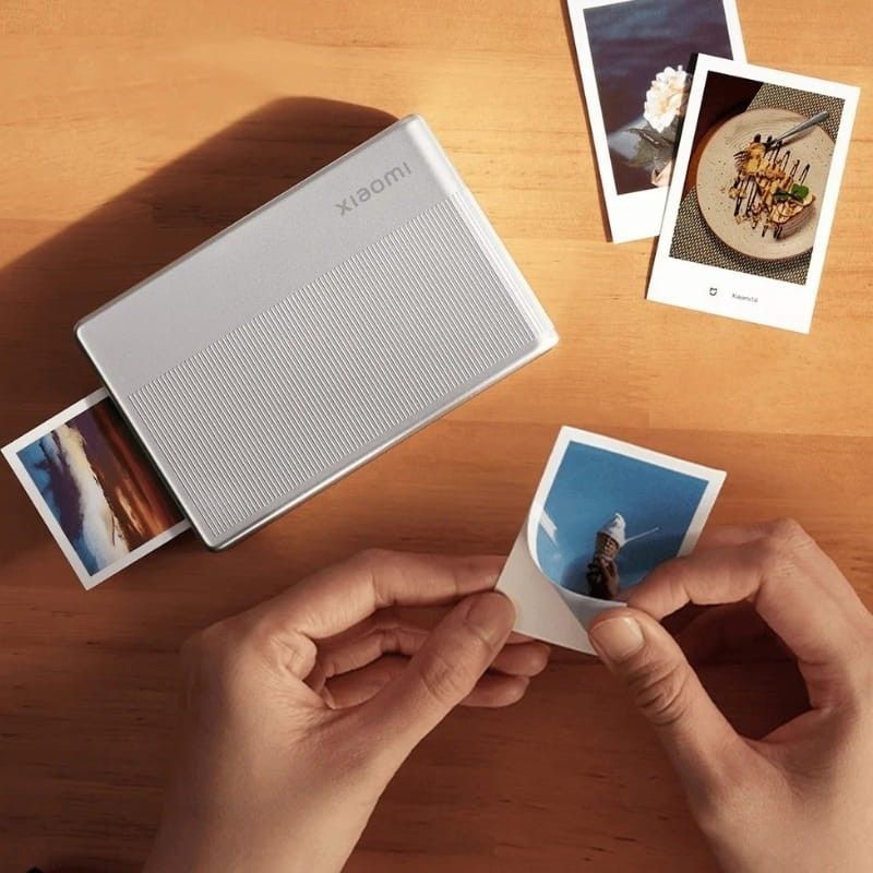 Impressora Fotográfica Portátil Xiaomi Photo Printer 1S / Bluetooth / Prata