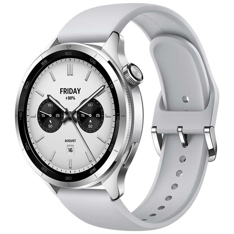 Xiaomi Watch S4 Smartwatch / Notificações / Ritmo Cardíaco / GPS / Prateado