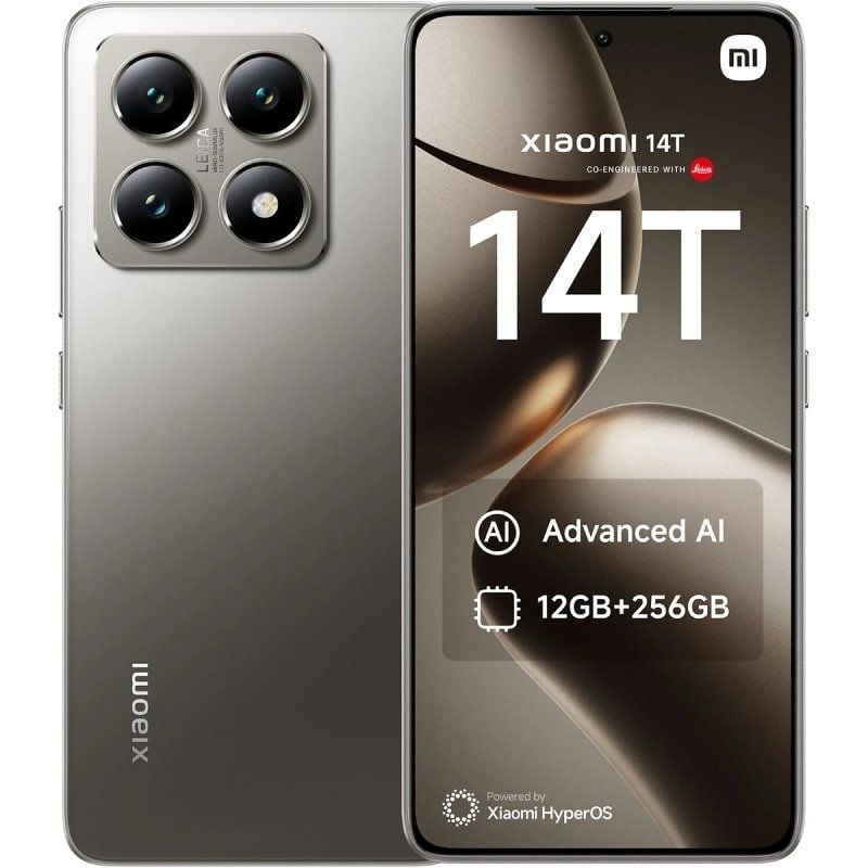 Smartphone Xiaomi 14T 12GB / 256GB / 6.67" / 5G / Cinzento