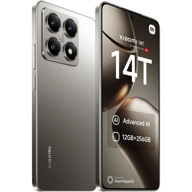 Smartphone Xiaomi 14T 12GB / 256GB / 6.67" / 5G / Cinzento