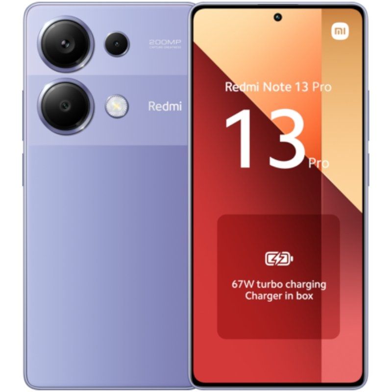 Smartphone Xiaomi Redmi Note 13 Pro NFC 8GB / 256GB / 6.67" / Roxo