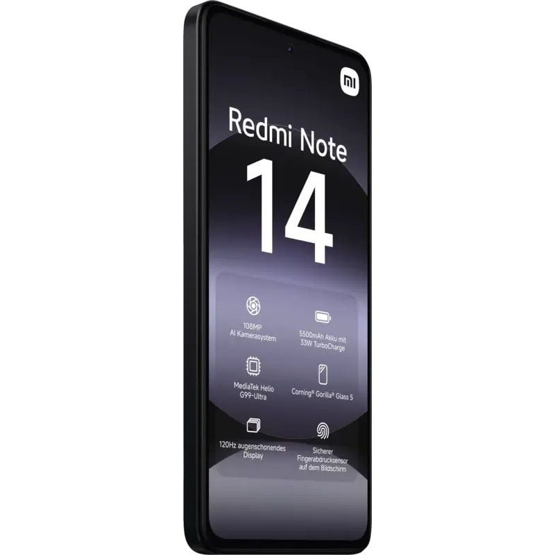 Smartphone Xiaomi Redmi Note 14 8GB / 256GB / 6.67" / Preto