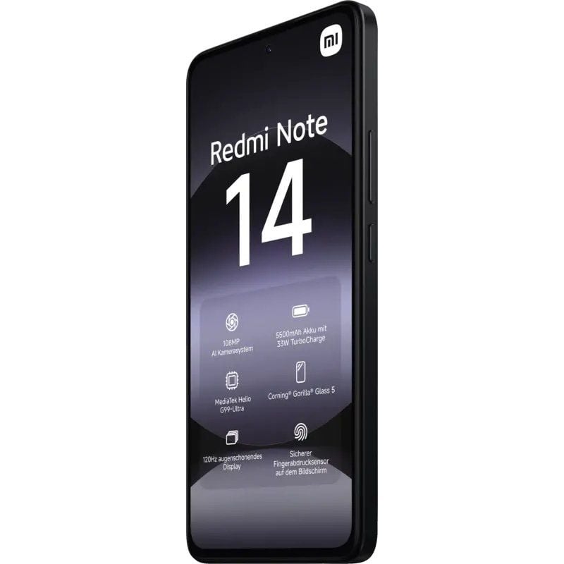 Smartphone Xiaomi Redmi Note 14 8GB / 256GB / 6.67" / Preto
